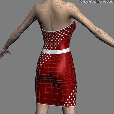 Women Dress 3D model