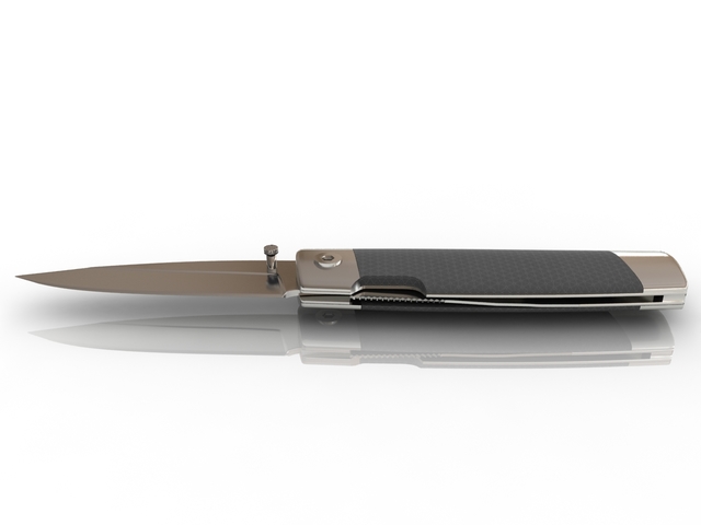 Folding Knife 3D model