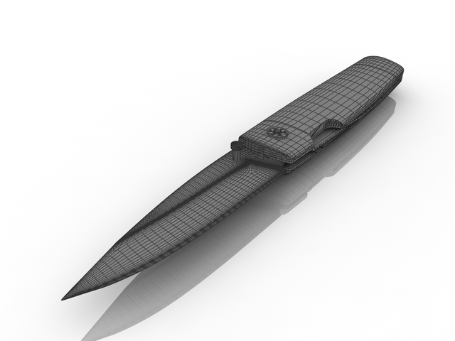 Folding Knife 3D model