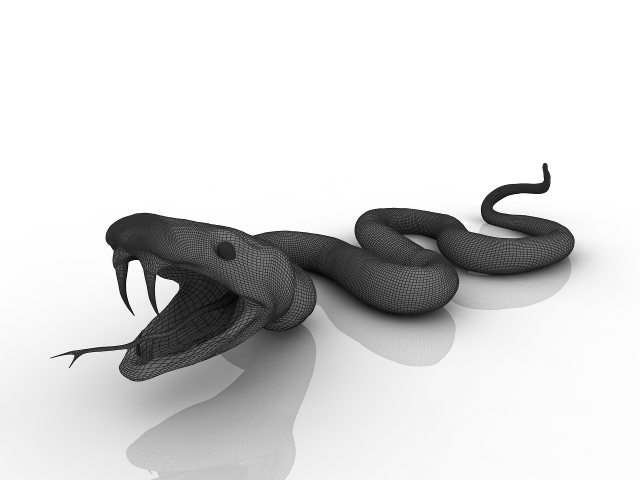 Green Snake 3D model