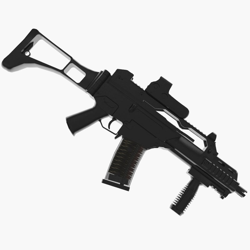 SCP Containment Breach Multiplayer HK-G36 - Download Free 3D model