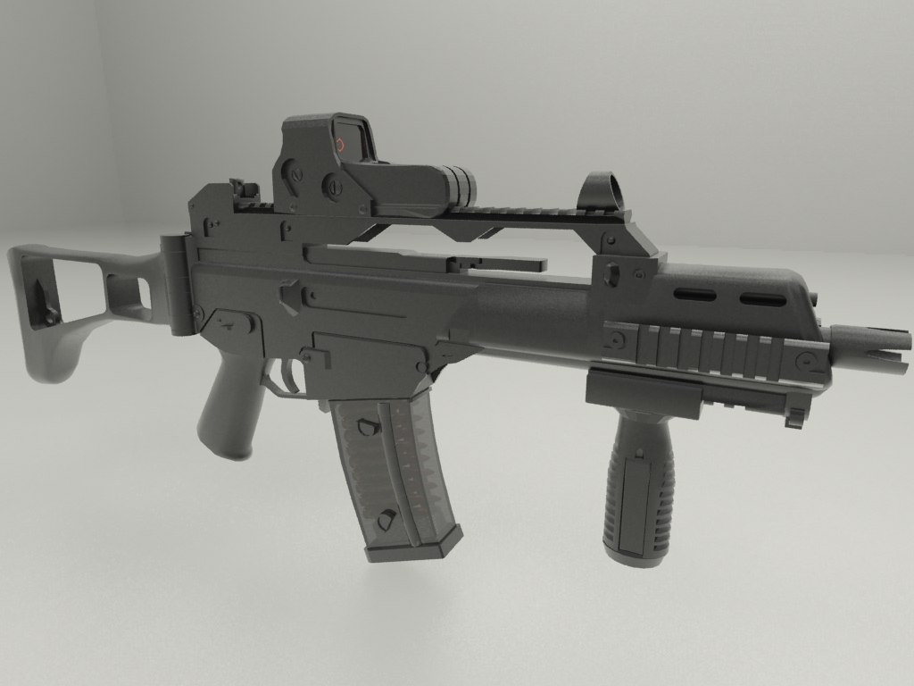 HK G36 3D model
