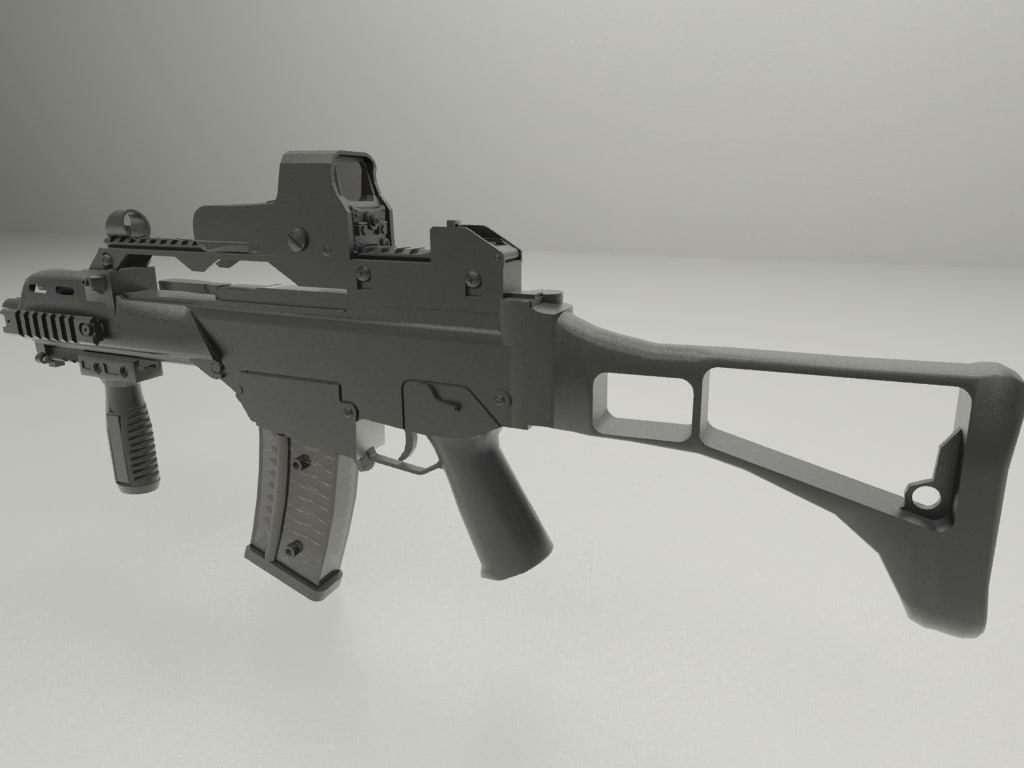 HK G36 3D model