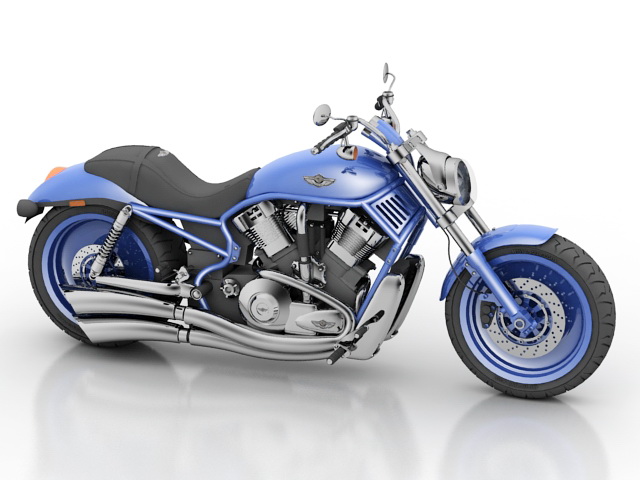Harley Davidson Motorcycle 3D model