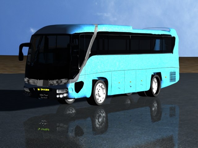 Hino Selega Bus 3D model