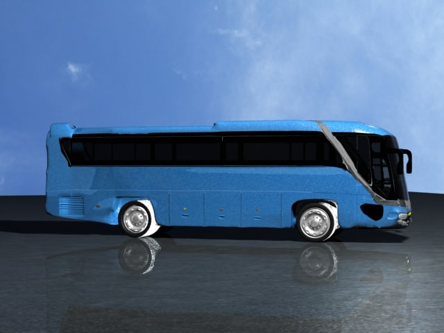 Hino Selega Bus 3D model