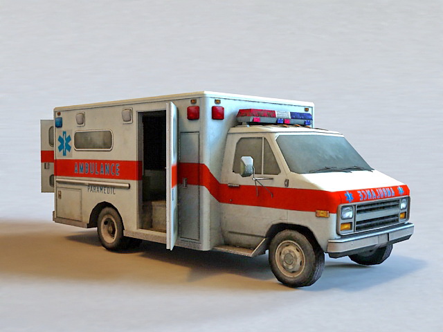 Hospital Ambulance 3D model