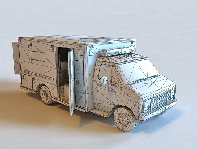 Hospital Ambulance 3D model