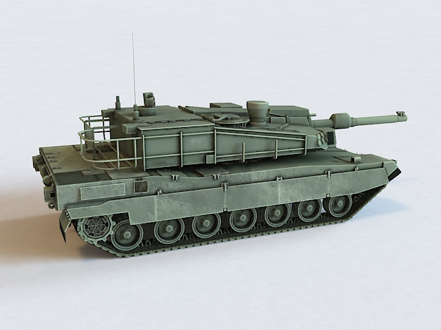 K2 Black Panther Tank 3d model