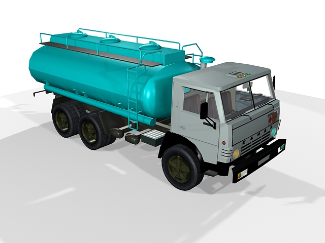 Kamaz Tanker 3d Model Download For Free