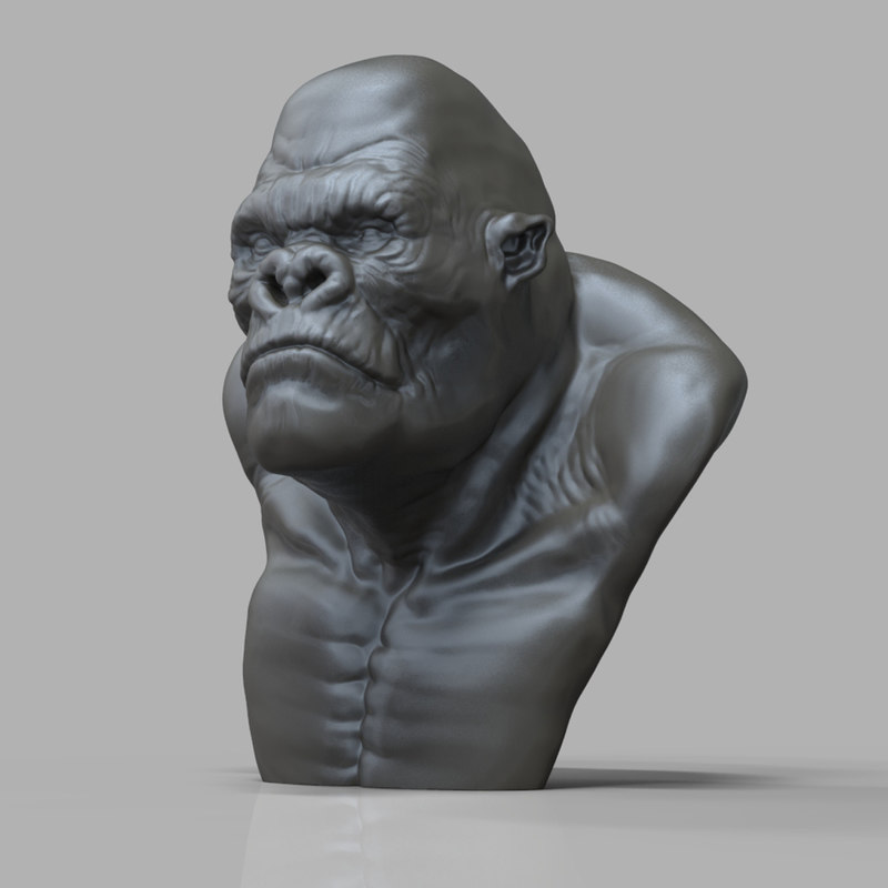 King Kong Bust 3D model