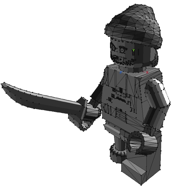 Lego Pirate 3D model