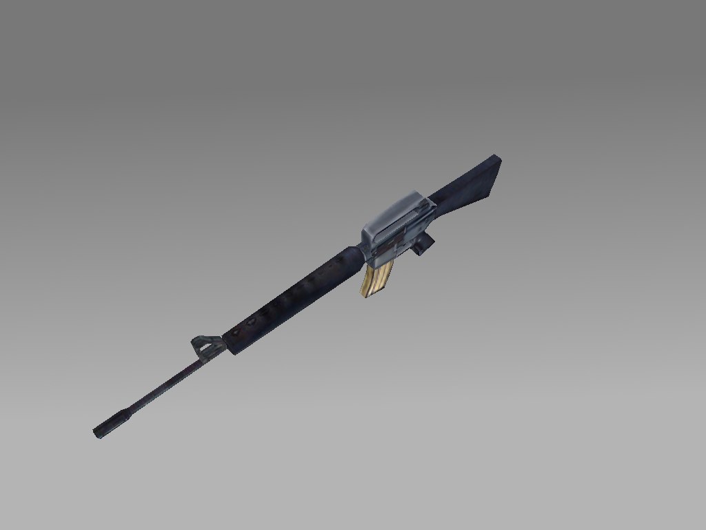 M16A1 Assault Rifle 3D model