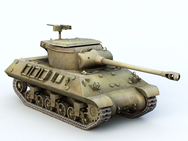 M36 Tank Destroyer 3D model