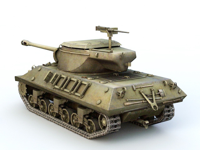 M36 Tank Destroyer 3D model