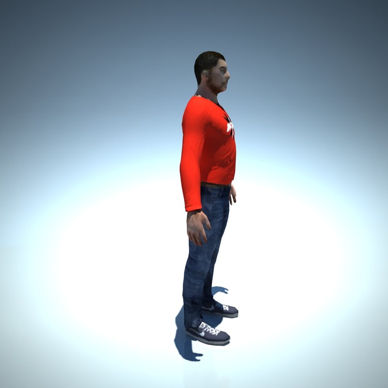 Man character 3D model