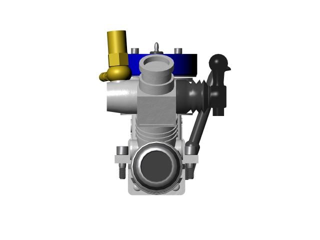 Nitro engine 3D model