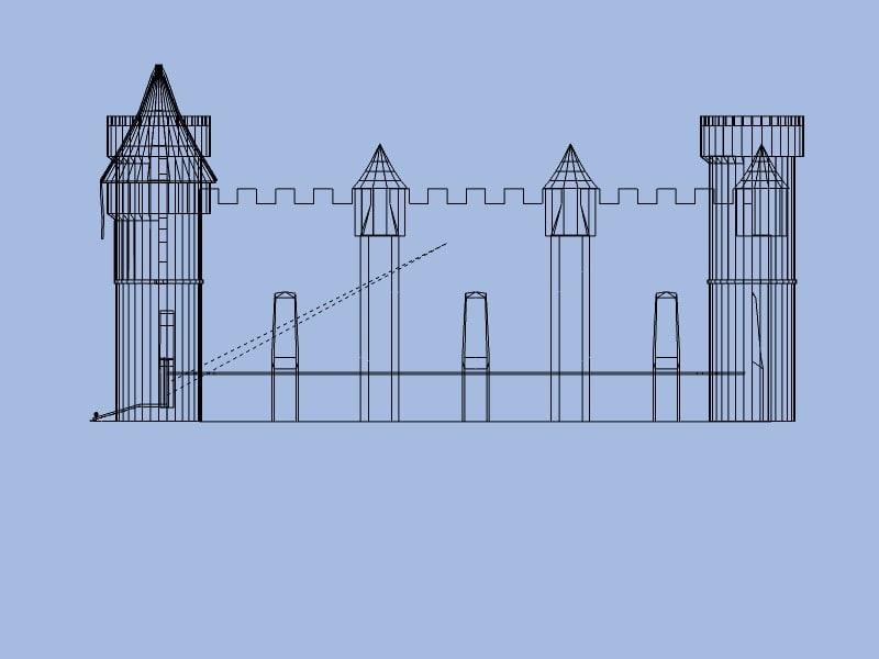 Old Castle 3D model