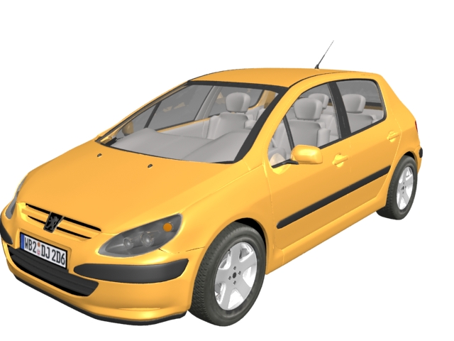 Peugeot 307 3D model