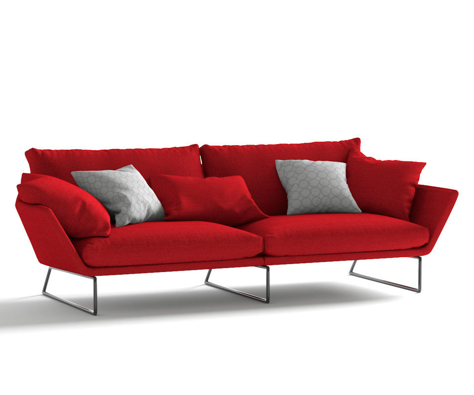 Red Sofa 3D model