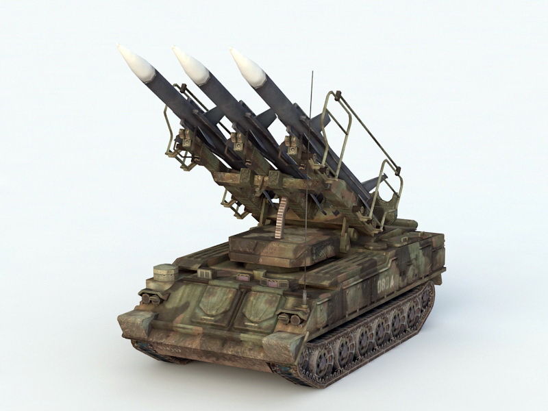 SA-6 Gainful Missile System 3D model