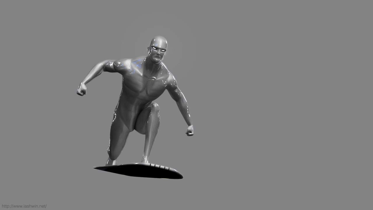Silver Surfer 3D model