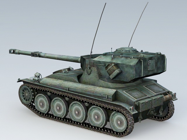 Tank AMX 12T 3D model