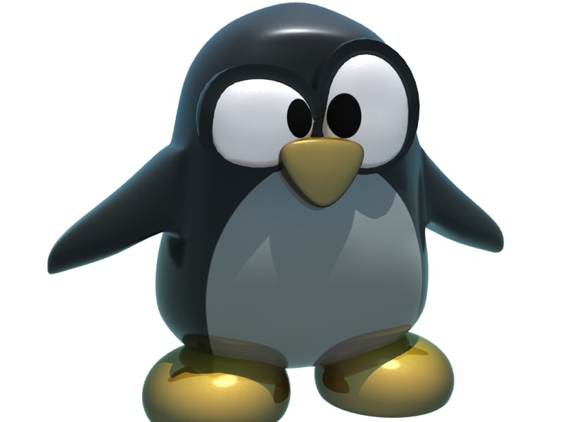 Tux Penguin 3D model