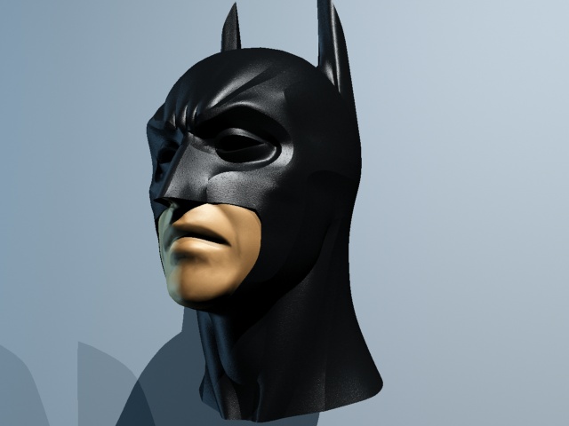 Batman head 3d model