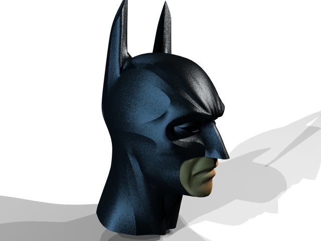 Batman head 3d model