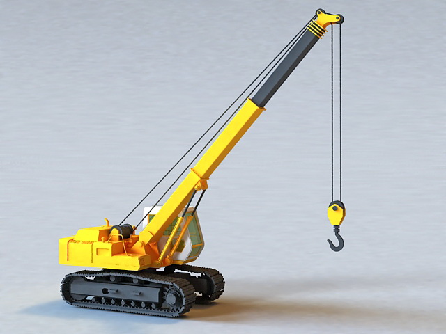 Crawler Crane 3d model