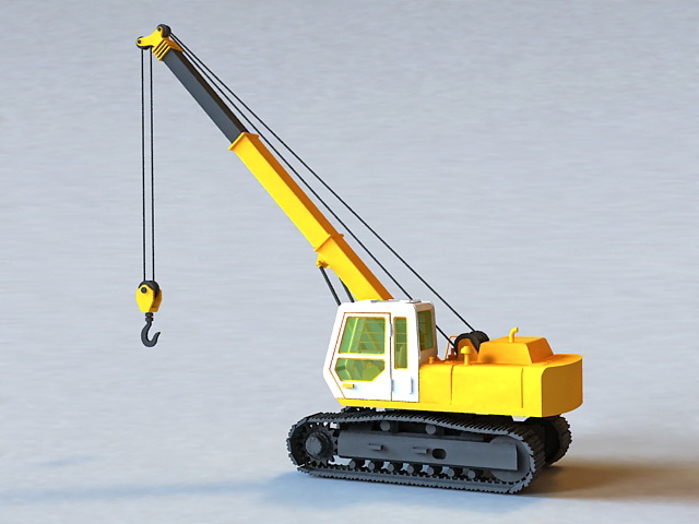 Crawler Crane 3d model