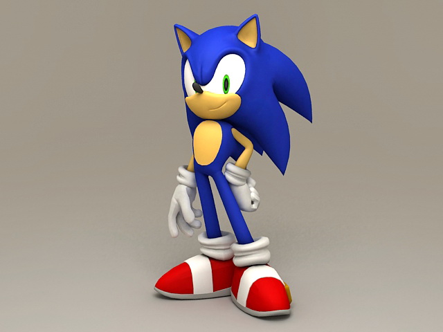 Sonic Sprite - 3D - Download Free 3D model by Abe95 (@Abe95) [0dc9765]