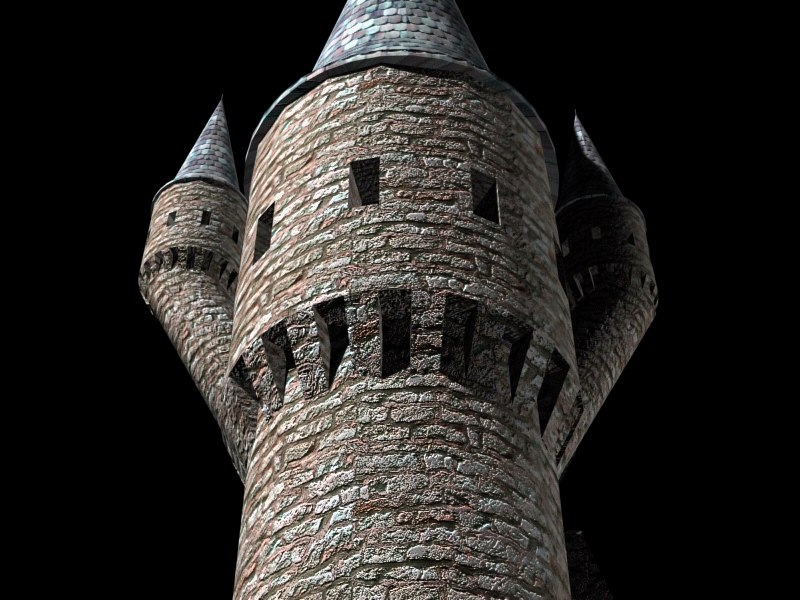 Stone Tower 3d model
