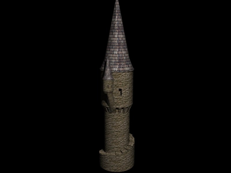 Stone Tower 3d model