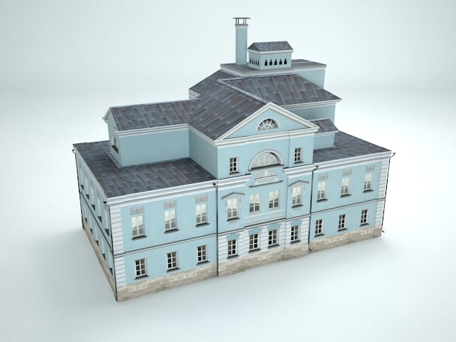 Town Houses 3d model