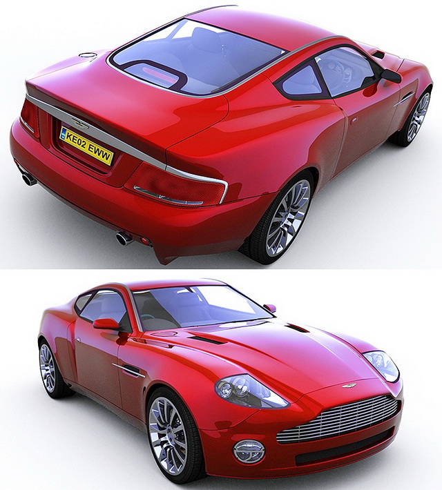Aston Martin V12 Vantage 3D model