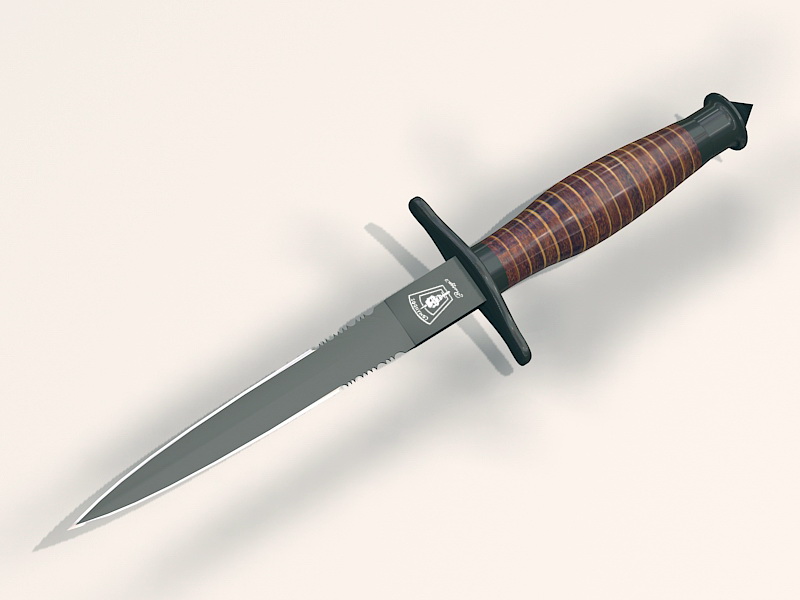 British Commando Knife 3D model