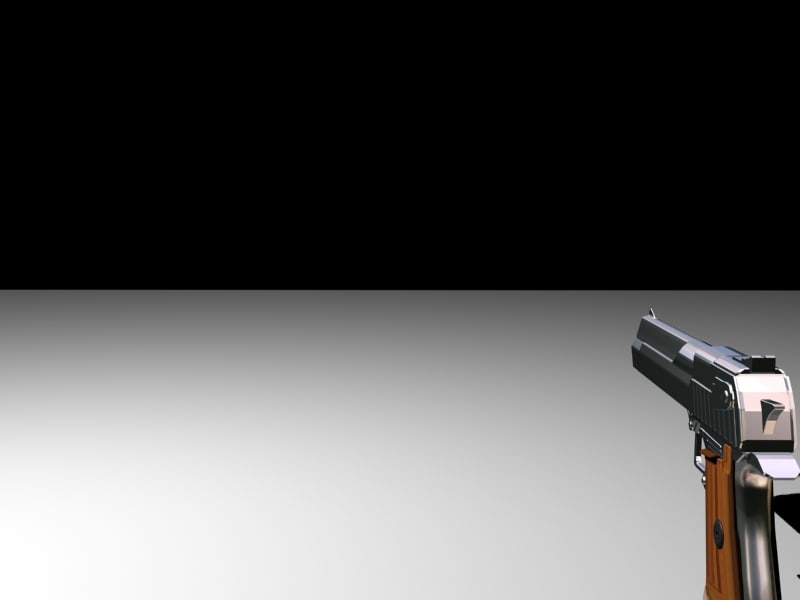 Desert Eagle pistol 3D model
