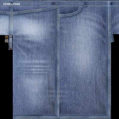 Jeans 3D model