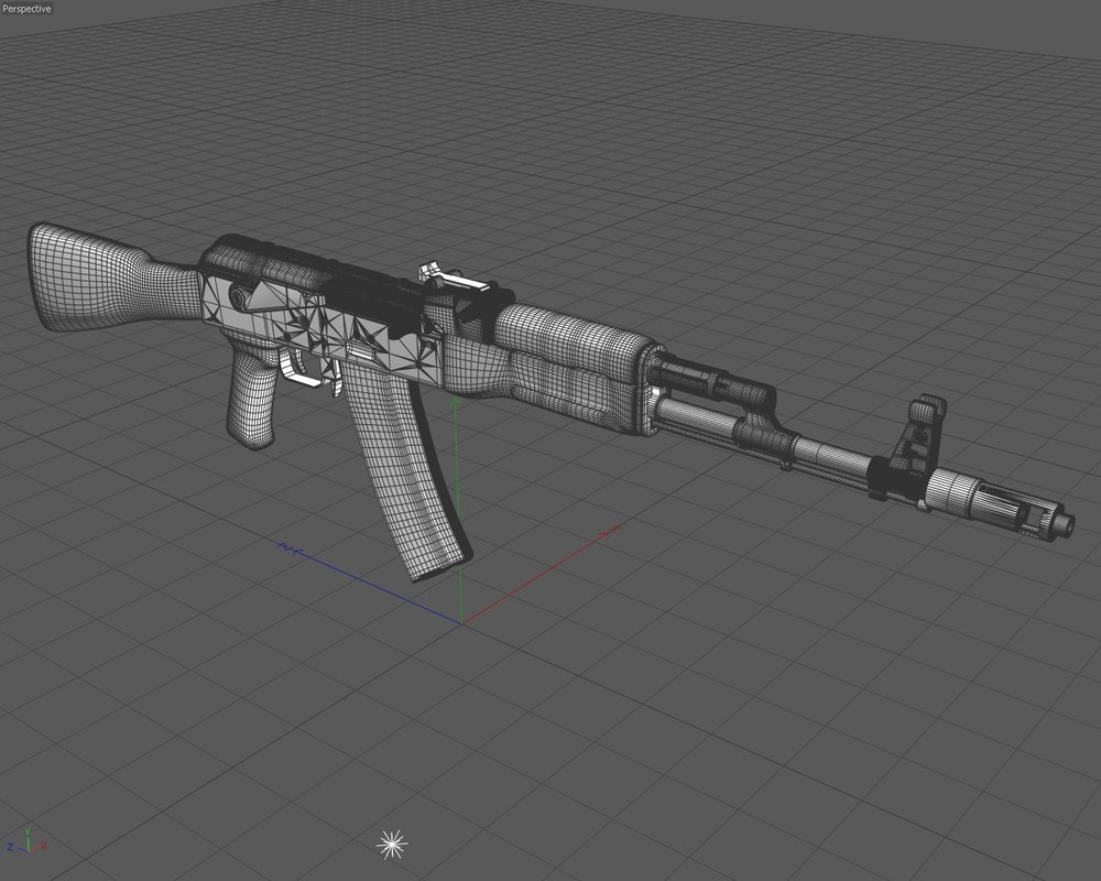 Kalashnikov AK 74 3D model
