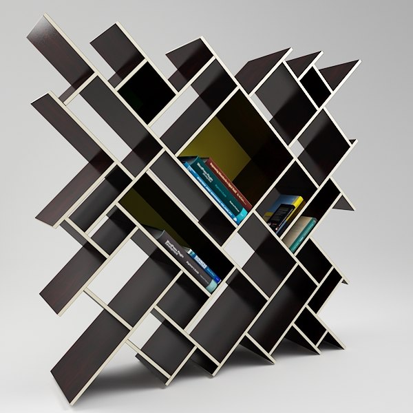 Modern shelf 3D model