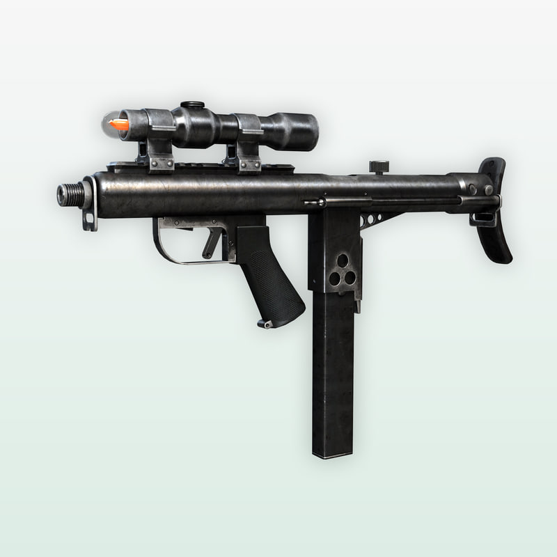 Sidewinder Submachine Gun 3D model
