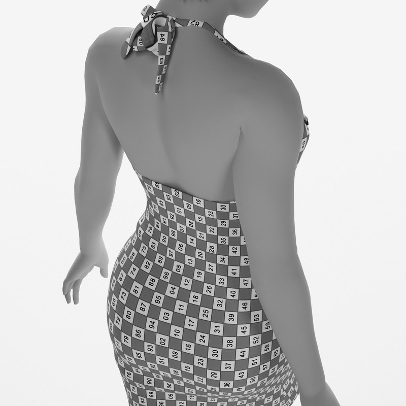 Summer Dress 3D model