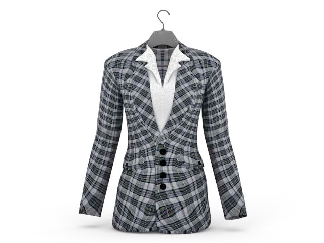 Women’s Suit Jacket 3D model