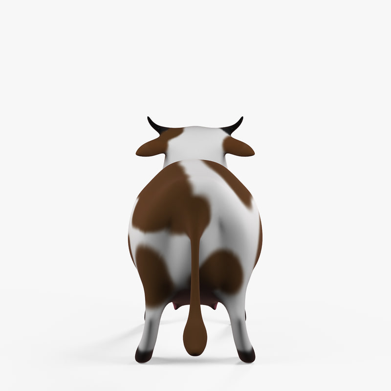 Cartoon Cow 3d model