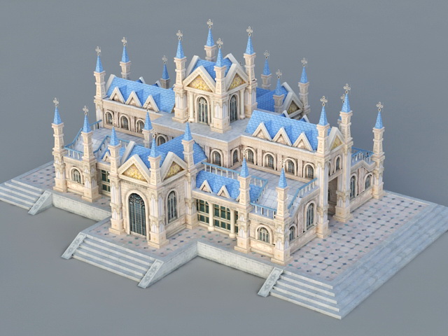 Catholic Church 3d model
