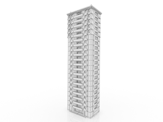 City ​​building 3D model