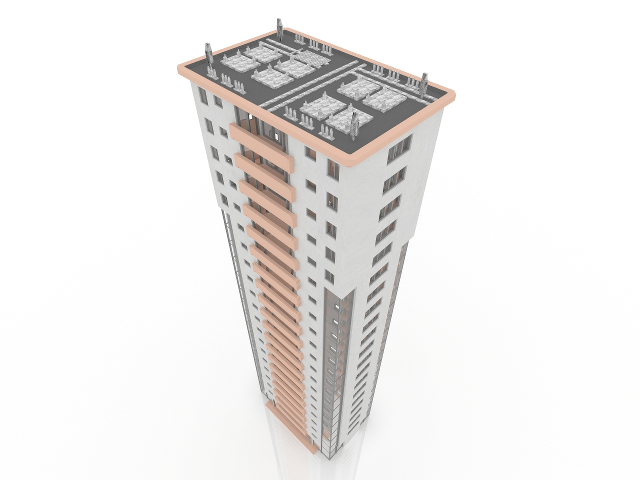 City ​​building 3D model