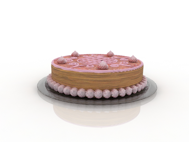 Cream Cake 3D model